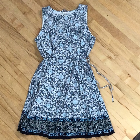 Ann Taylor Loft Print Sleeveless Dress size small - Picture 1 of 6